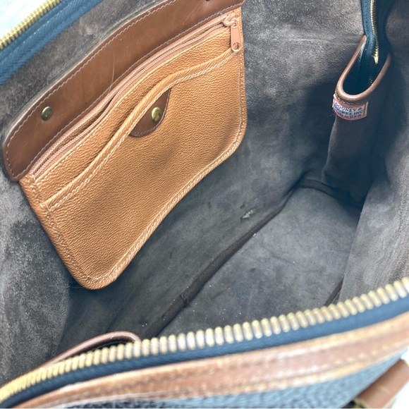 Vintage Dooney & Bourke Large Domed Satchel Double Zip - Picture 14 of 14